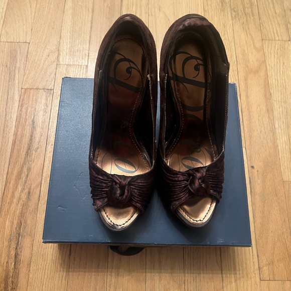 Deréon Heels Size 7 Brown - Picture 2 of 11